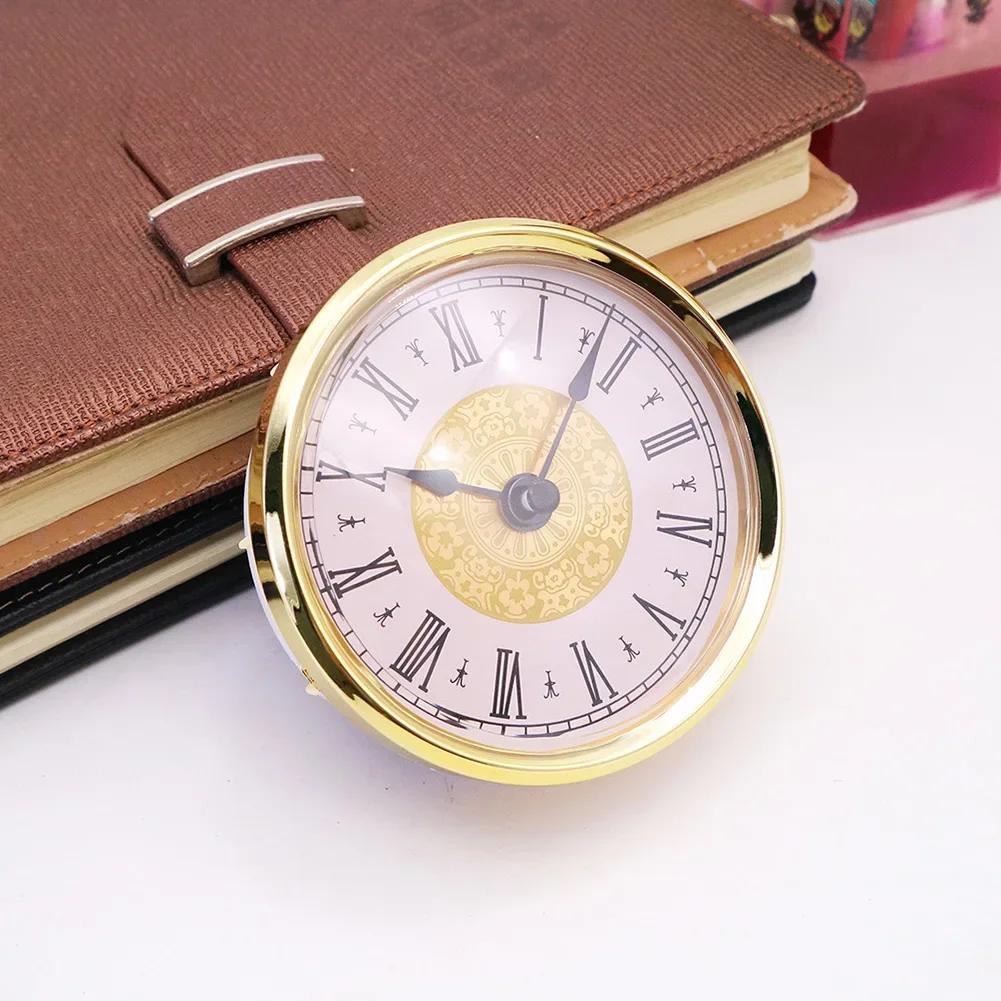 80MM Quartz Clock Inserts Classic Clock Craft Movement Mechanism Replacement Roman Arabic Numerals Art DIY Ornament Home Decor