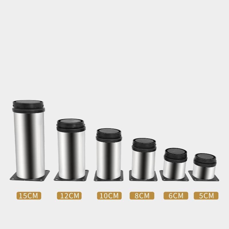 1PC Sofa Feet Adjustable Stainless Steel Furniture Feet Cabinet Feet Support Feet Coffee Table Feet Modern and Simple