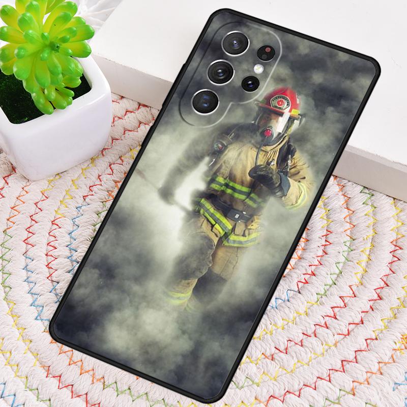 Fire Fighter Hero Phone Case for Samsung Galaxy Note 10 Pro S26 Ultra S23 S24 FE S25 S21 S22 PLUS Shockproof Cove