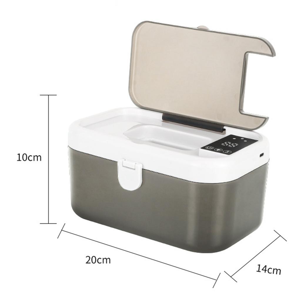 Våtservettvärmare Dispenser Bärbar USB Baby Våtservettmaskin med Konstant Temperatur Intelligent Värme för Bil Hem Sovrum