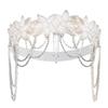 Elegantes Kristallblumen-Haarband für Damen-Maskenbälle Party Kopfschmuck Schimmerndes Party-Fransen-Haarband für 1920er-Jahre-Party