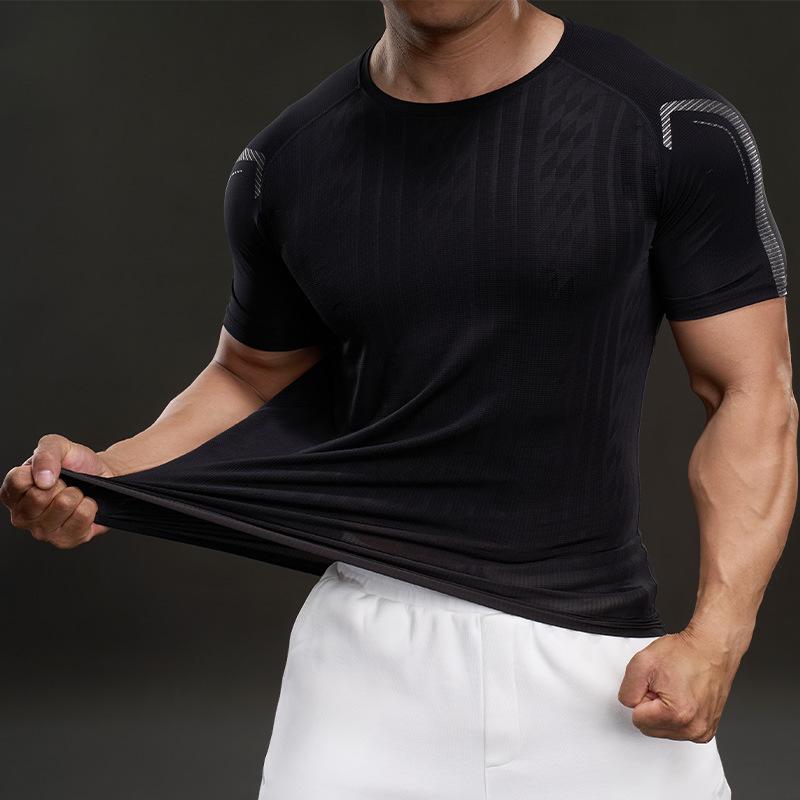 New Running Speed Drying Clothes for Men with Long Sleeves for Autumn Training Fitness Morning Jogging Sports Hiking Clothes Tops Basketball