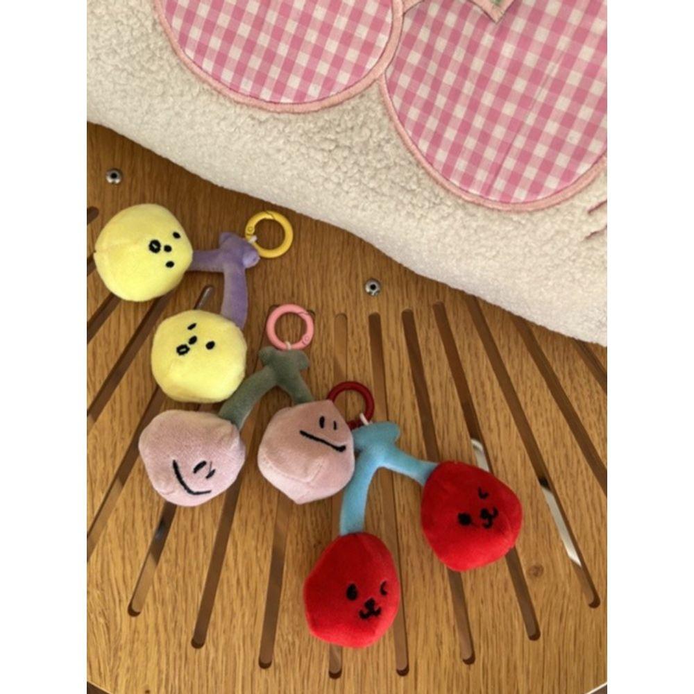 

bookaz [bookaz] Cute Cherry Keychain pink