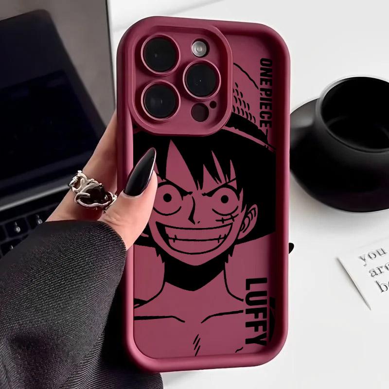 Luffy Ace Sabo Manga Ones P-PIECE Soft Case For iPhone 17 11 15 16 13 Pro Max 14 Plus 12 16 Pro 16E 17AIR Shockproof Phone Cover