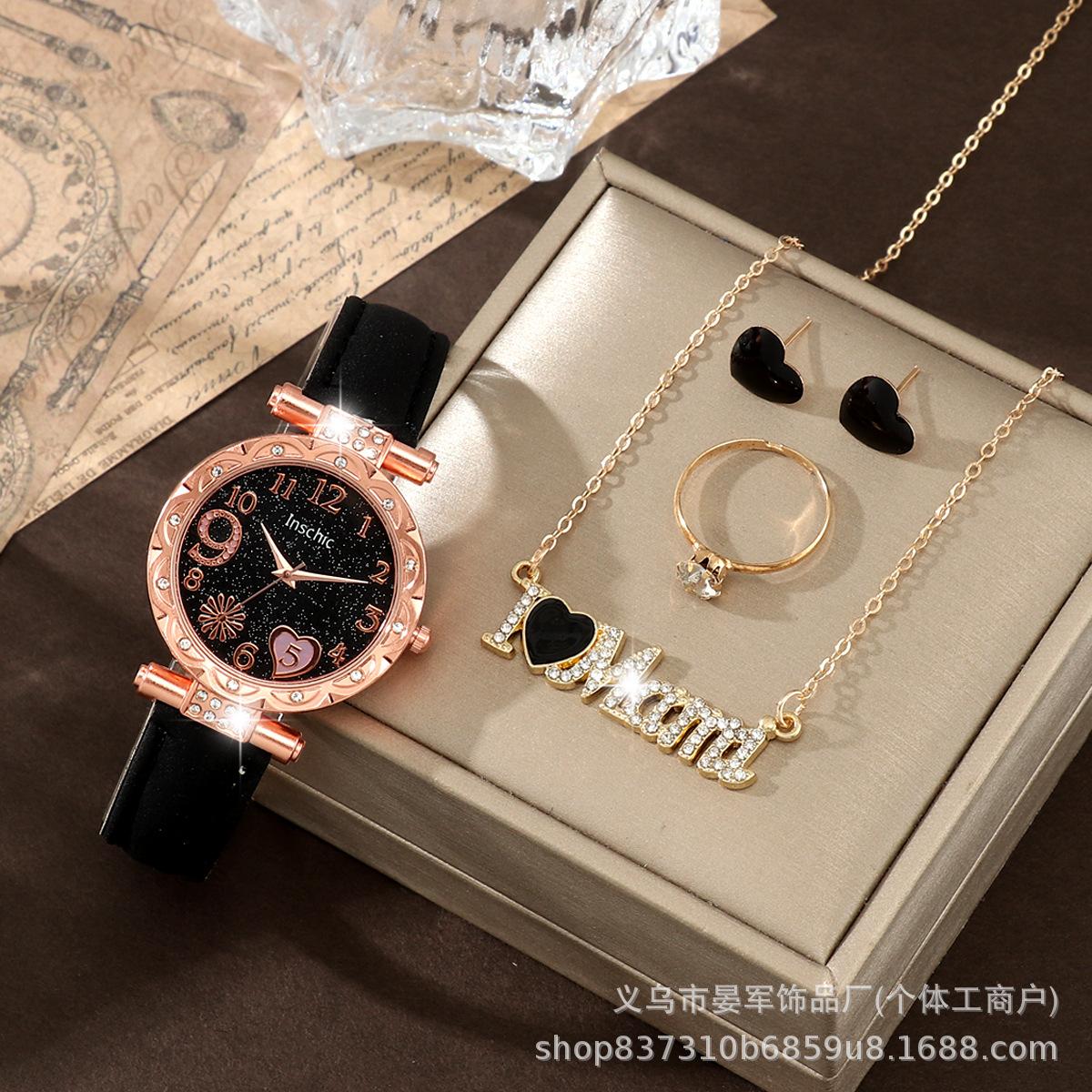 

European and American Women s Watches, Rhinestone Jewelry, Colored Diamond Quartz Watches, Women s Watches, Exquisite Sets