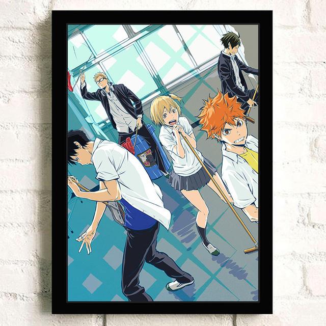 Japanese Sports Cartoon Anime Haikyuu Canvas Painting Posters and Prints Abstract Decorative Home Decor Cuadros