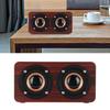 Wooden   Speaker Retro Wireless Subwoofer   Stereo Speaker for Home Tablet