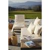 Housse de coussin "Naïa Outdoor" toutes dimensions L'effet Papillon - Naîa Ecume - Housse de coussin 60 x 60 cm