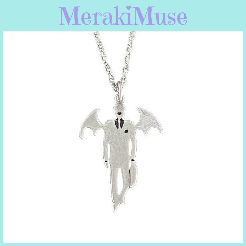 Cartoon Vampir Dämon Anhänger Halskette mit galvanisierter Oberfläche für Männer und Frauen