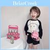 Adorable Mini Pu Shoulder Bag For Kids With Bow Design Perfect For Fashionable Girls