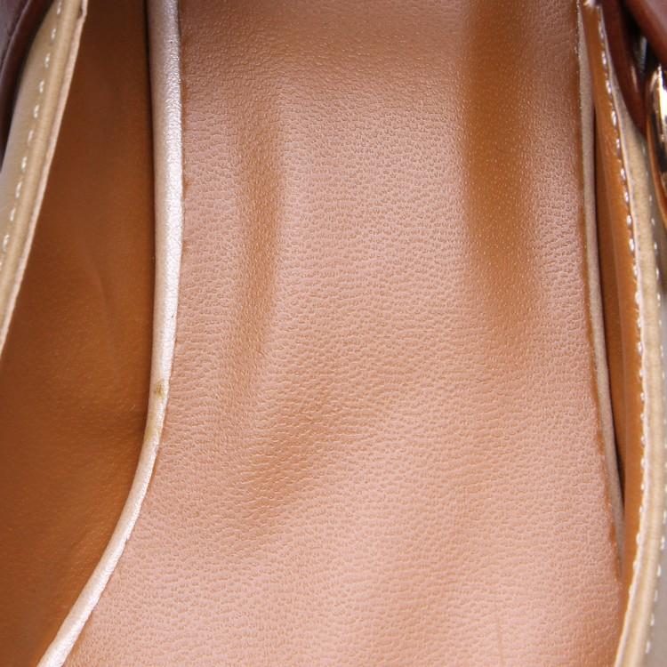 Women's High-heeled Single Shoes Spring and Summer New Thick Heel Large Size Light Mouth Low-top Shoes Simple Four-season Shoes