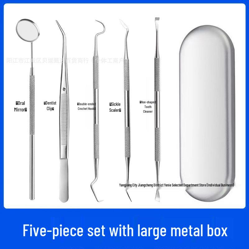 Dental Tartar Remover Kit: Oral Endoscope & Toothpick for Home Use