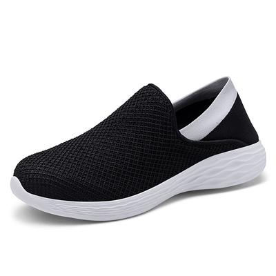 Unisex Scarpe da ginnastica in maglia da donna e da uomo Scarpe da corsa in rete traspirante Scarpe da passeggio morbide da jogging Scarpe casual da fitness Scarpe sportive