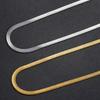 925 Sterling Silver Gold Snake Chain Necklace for Women Men Herringbone Choker Neck Chains 2025 Trend Jewelry Gift Hot