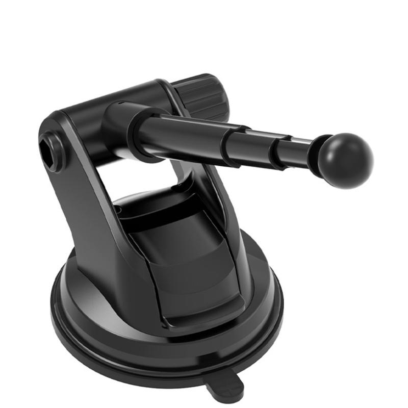 Podstawa z przyssawką 17 mm z aluminiowym wysięgnikiem teleskopowym do użytku na desce rozdzielczej i przedniej szybie Uchwyty na telefon samochodowy na gładkie powierzchnie