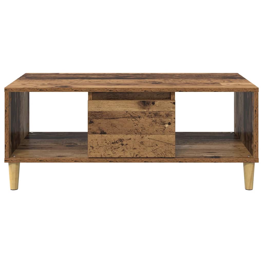 Coffee Table Reclaimed Wood Look 90 x 50 x 26.5 cm Engineered Wood