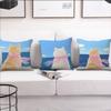 Cartoon Pink Scarf Kitten Cute cushion cover Pillow Cover Decoration Room Home Sofa living Office Car Nordic Simplicity