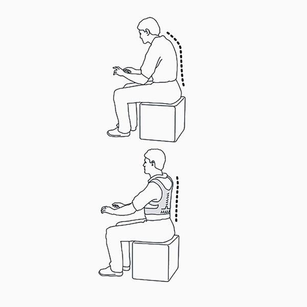 Magnetic Posture Corrector Vest Straightens Neck and Back Pain