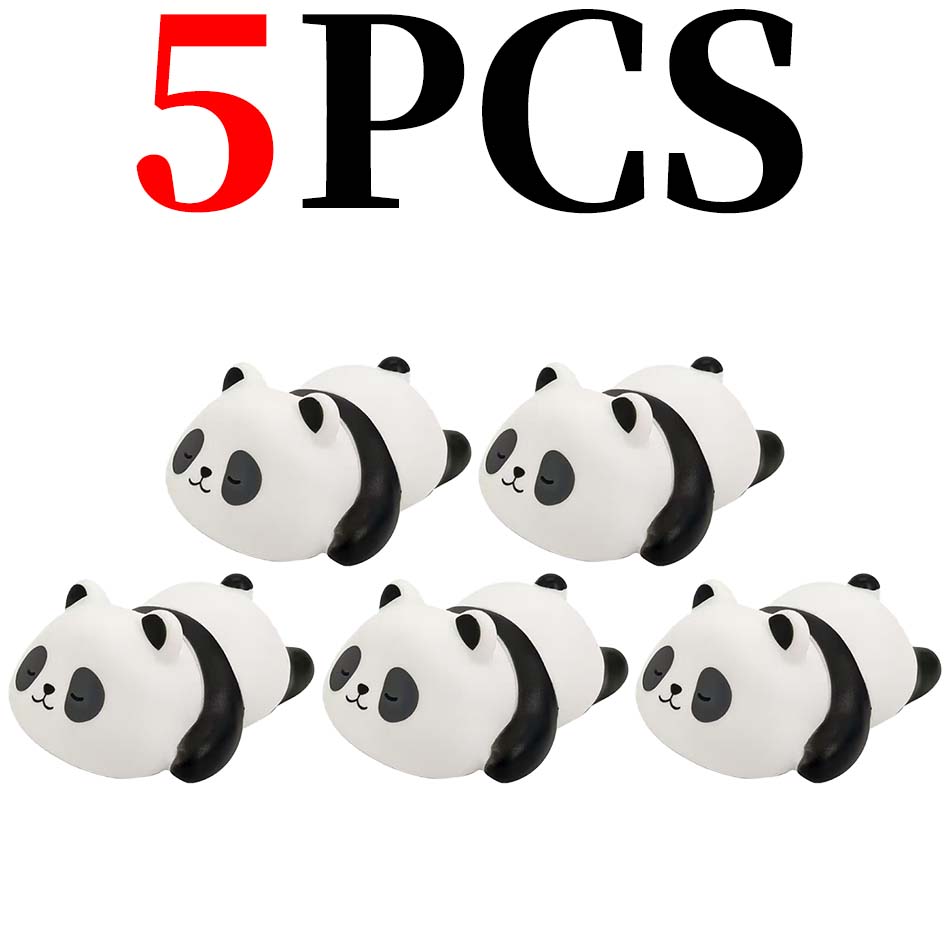 High Quality Panda Led Night Light Living Room Cute Bedside Panda Pvc Lamp Kawaii Creative Decoration Christmas Birthday Gifts