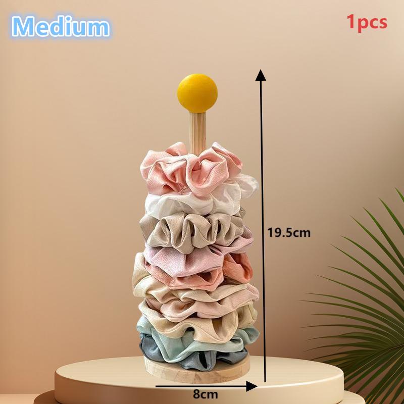 Organizzatore Scrunchies per Capelli in Legno Espositore per Elastici per Capelli Porta Braccialetti per Fasce per Capelli Scaffale Organizer per Accessori per Capelli