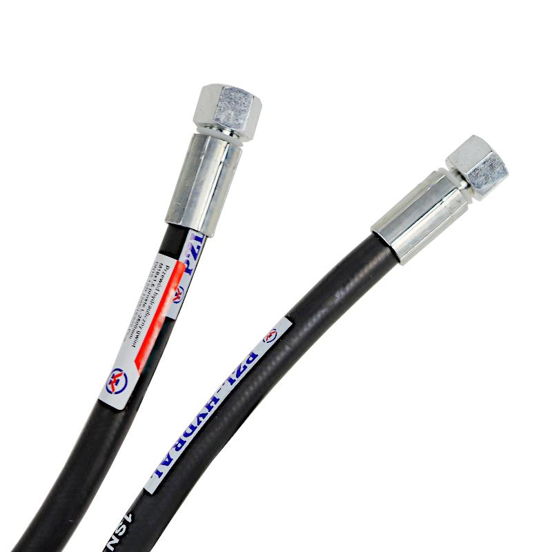 Hydraulic Hose M18x1.5 Thread Straight -2500mm DN10-1SN 1206/18/000 Plow B-200 (AA-10-2500, P11P11) 18MPa PZL HYDRAL