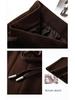 Soft & Fluffy Wool-Blend Mid-Length High-Waisted Slim-Fit Skirt for Women - 2025 Winter Collection