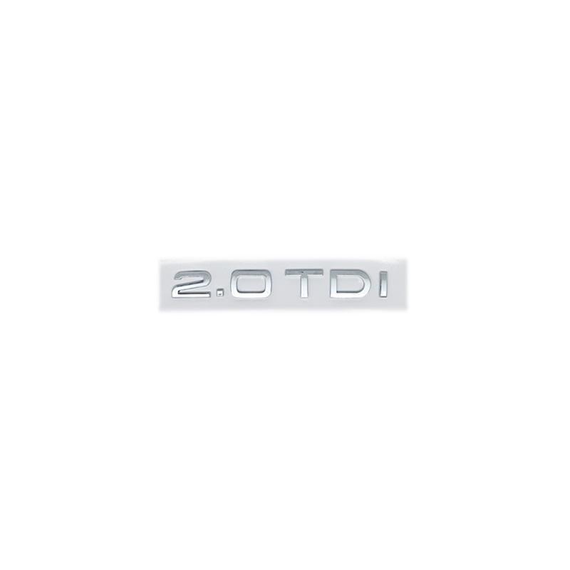 3D 1.9 2.0 2.5 3.0 4.0 TDI Car Trunk ABS Badge Emblem Rear Tailgate Fender Door Adhesive Badge For Audi A4 A5 A6 A7 A8 Q3 Q5 Q7