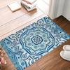 Mandala Evil Eye Non-slip Rug Doormat Bath Mat Amulet Ornament Floor Carpet Entrance Door Decor