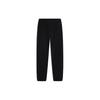 Li-Ning Solid Color Cuffed Loose Fit Casual Knit Sports Pants Women Bottoms Black AKLU034-5