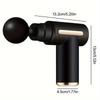 Mini fascia gun, massage gun, portable meridian massager, electric health care device to relieve muscle tension and reduce work fatigue.