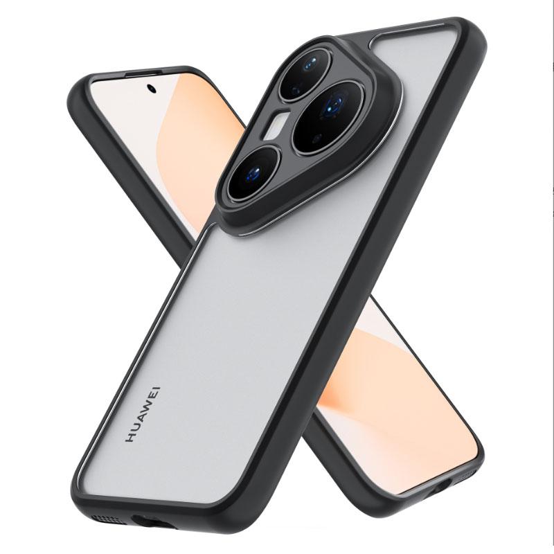 for HUAWEI Pura 80 Pro + Shockproof Matte Phone Case Acrylic Bumper Soft Cover for HUAWEI Pura 80 Ultra Clear Shell Funda