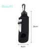 Golf Ball Storage Pouch with Tee Holder - Large Capacity, Portable Carrier Bag with Keychain Belt Clip Design