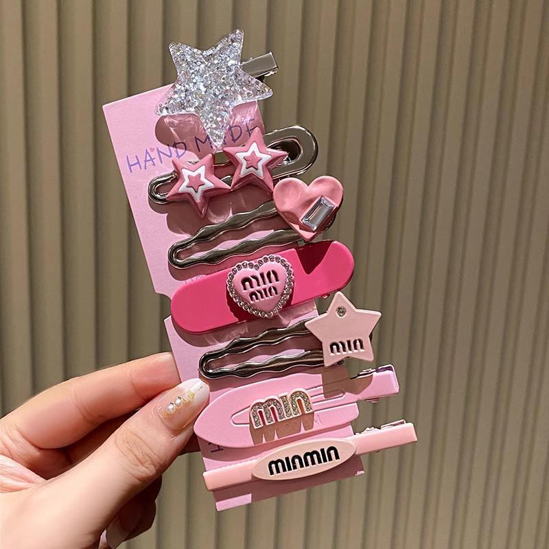 2022 Winter Korean Style Metal Hair Clip for Girls - Trendy Bangs Hairpin and Side Clip Hair Accessories