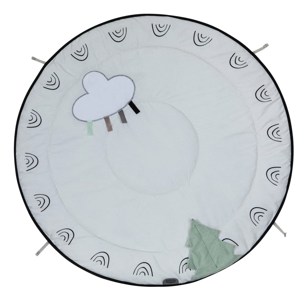 Tiny Love Decor Gymnastics For Baby Educational Mat With Wooden Stand