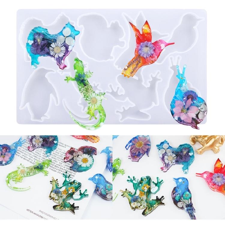 Starfish Silicone Mold Pendant Resin Epoxy Molds for Casting Resin Keychain Mold
