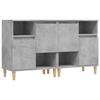 VidaXL Buffets 2 Pcs Concrete Grey 60x35x70 Cm Engineered Wood 3185723