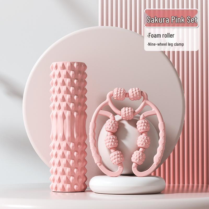 Professional Foam Roller for Muscle Relaxation and Leg Slimming - Wolf Tooth Massage Roller for Yoga and Fitness