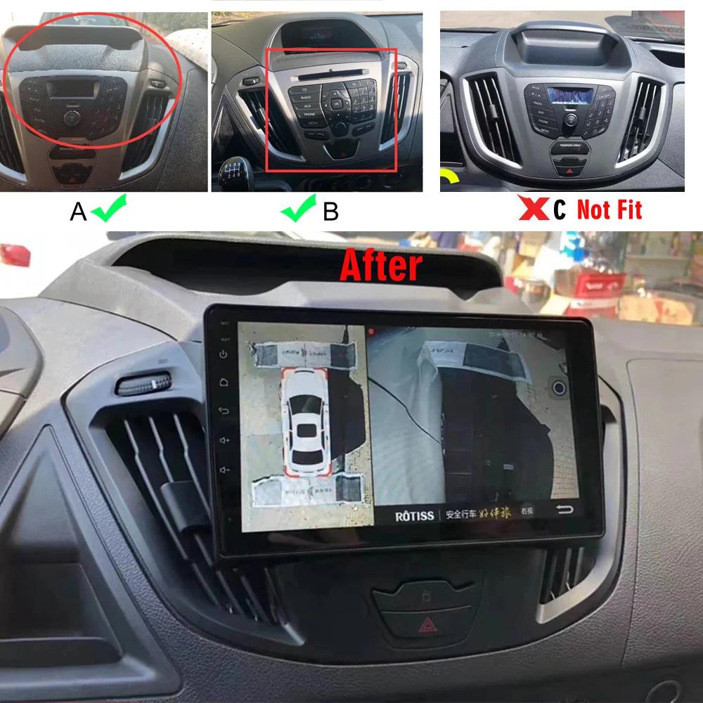 Android Auto Car Radio For Ford Transit Tourneo Custom 2012-2025 Navigation GPS Multimedia Video Player BT Carplay 8 Core 8+128G