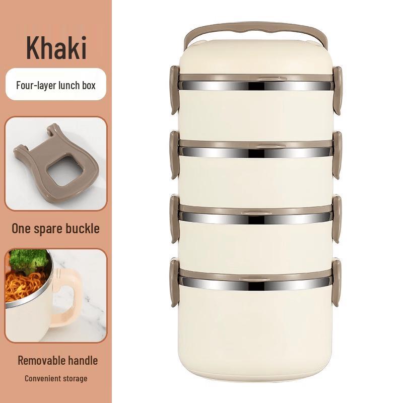 Ruhan 304 Stainless Steel Insulated Portable Lunch Box