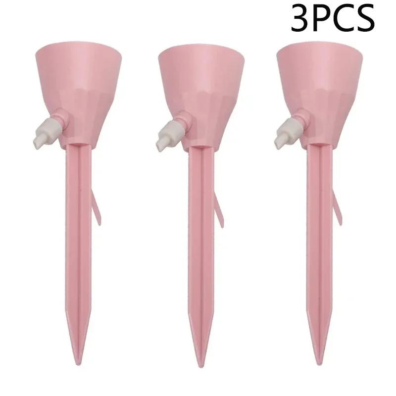 

3Pcs Adjustable Drip Irrigation System Automatic Self Watering Spikes for Plants Indoor Outdoor Potted Plants Irrigation 2025 рожевий