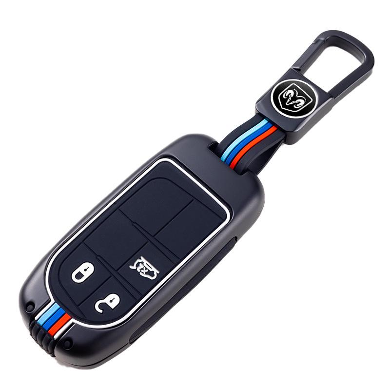 Jeep Key Case for Compass, Cherokee, Renegade, Grand Cherokee & Grand Commander