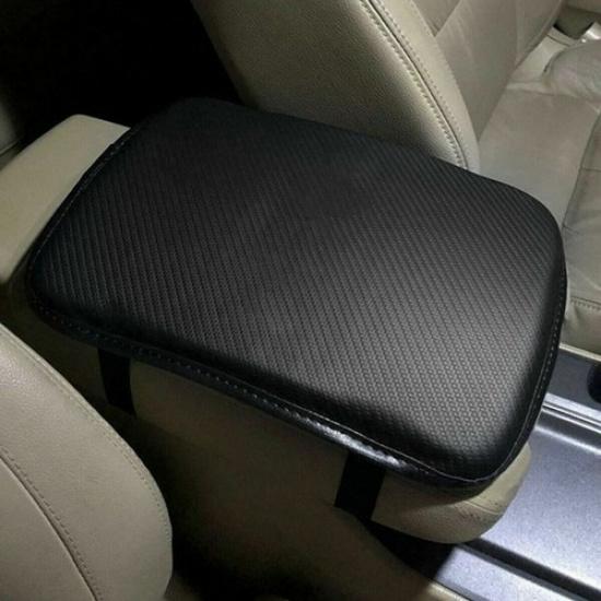 Console Pad Car Armrest Seat Box Cover Protector PU Leather Cushion Accessories