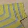 Bailuyu Retro Striped Short Sleeve Knit Top