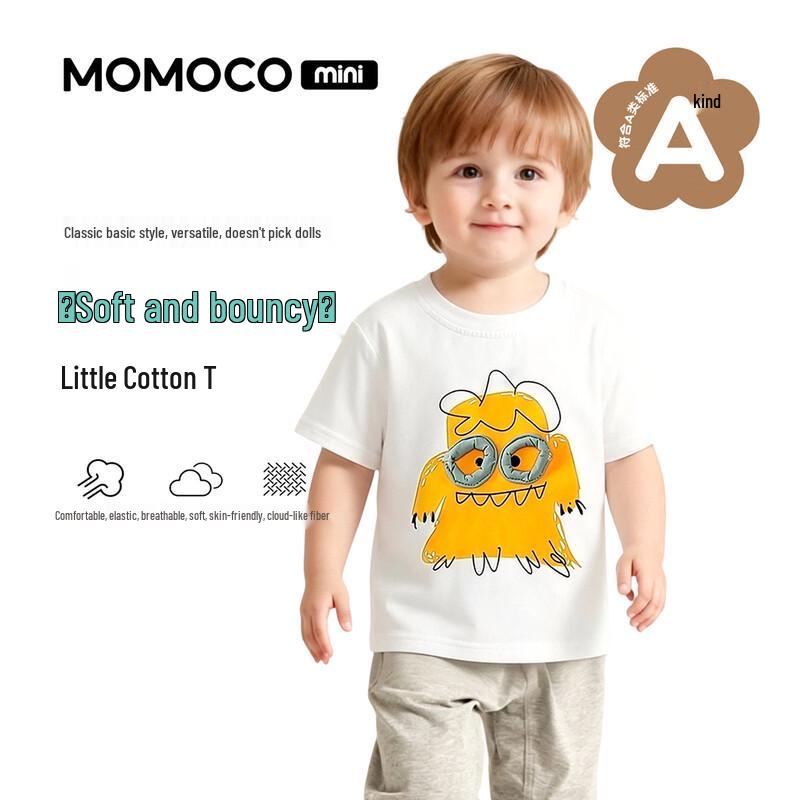MOMOCO Boys  Short Sleeve Summer T-Shirt 90