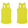 Yi Han Meng Zitronengelbes Slim Fit Neckholder Tanktop für Frauen und Mädchen - Niedlich, aufhellend, schlankmachende Unterwäsche oder Oberbekleidung