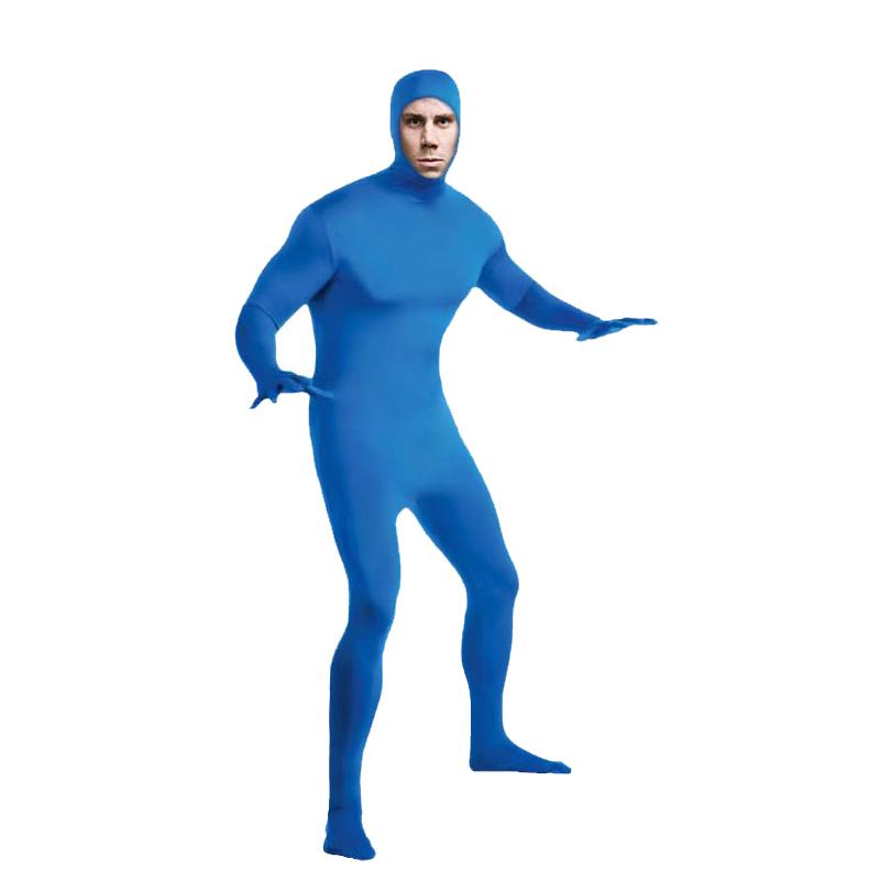 

24 Zentai Invisible Jumpsuit Cosplay Costume Bodysuits Halloween Carnival Skin Tight Suit Spandex Stretch Disappearing Jumpsuit 150cm
