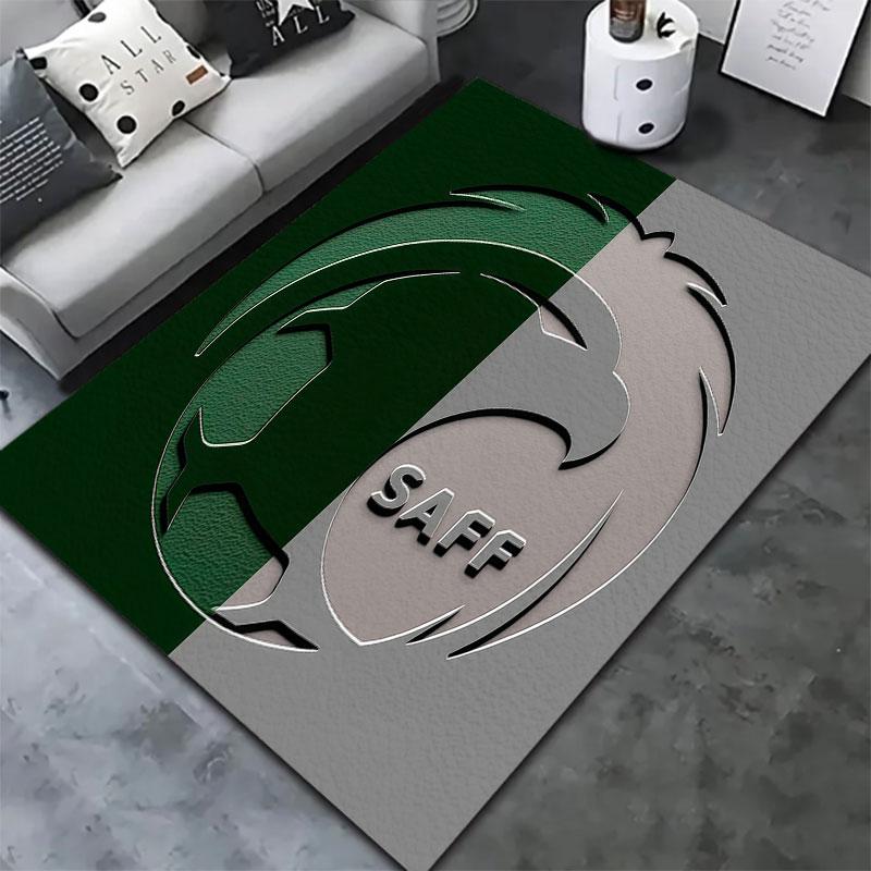 Saudi Arabia National Football Team Carpet Rug for Living Room Bedroom Home Sofa Decoration,Kids Play Non-slip Floor Mat