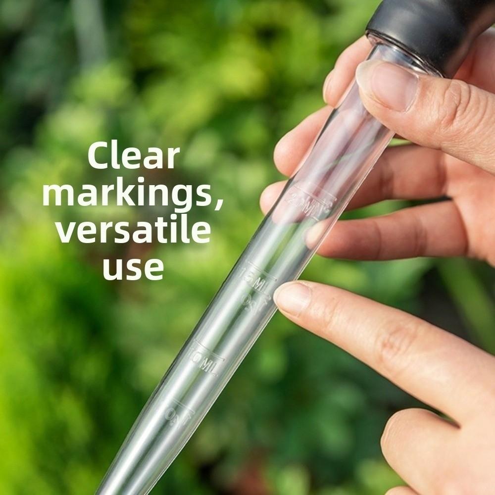Plastic Plant Water Remover Detachable with Scale Water Pumping Processor Transparent Flower Pot Watering Device Outdoor Plant