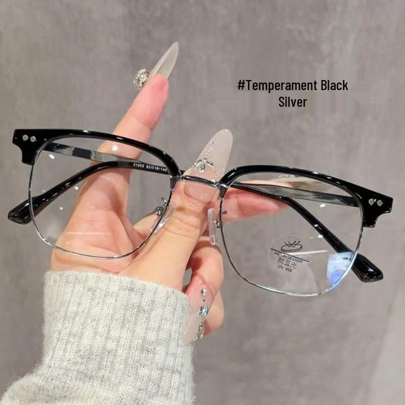 Women s Retro Techie Style Blue Light Blocking Prescription Glasses пожалуйста, свяжитесь со службой поддержки для уточнения солнцезащитных очков или фотохромных линз.