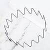Blue ZOO Unisex Fashion Iron Wavy Hair Band Headband Sports Headwear Hair HoopWavy Hair Band